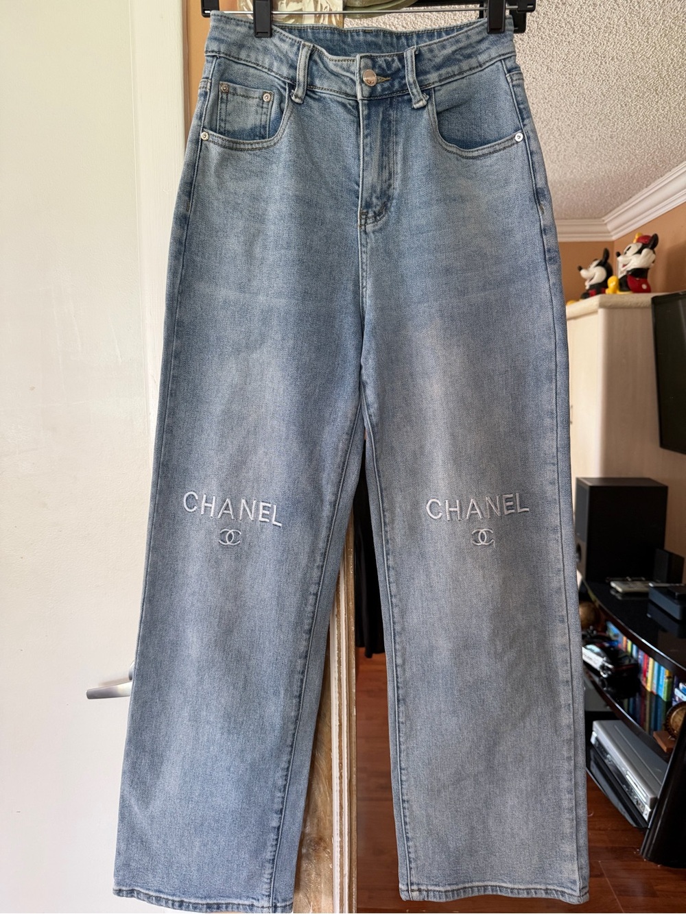 Chanel vintage wide leg jeans - Picture 2 of 4
